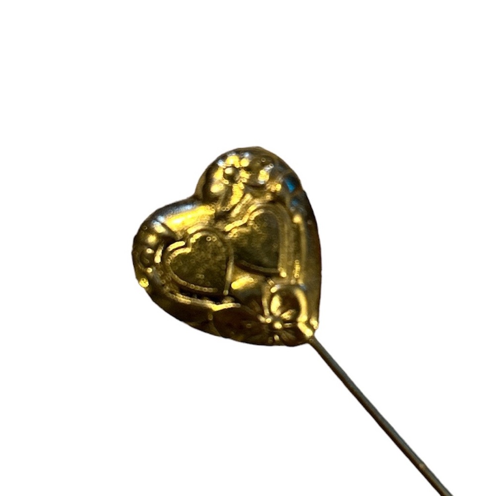Vintage heart stick pin! - Picture 3 of 3
